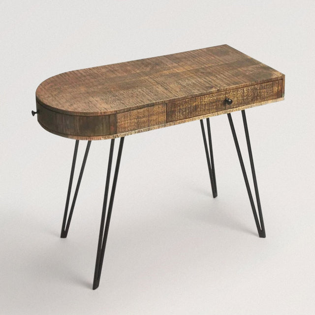 DYLAN Mango Wood Desk - WOODEN SOUL