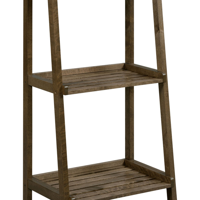 JENNIFER Bookcase in Solid Wood (42" Tall) - WOODEN SOUL