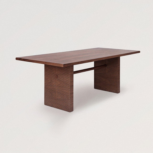 COOKE Midcentury Modern Dining Table in Solid Walnut