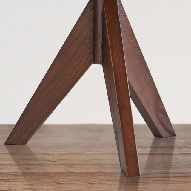 CHARLYN Table Lamp in Walnut Rubberwood - WOODEN SOUL