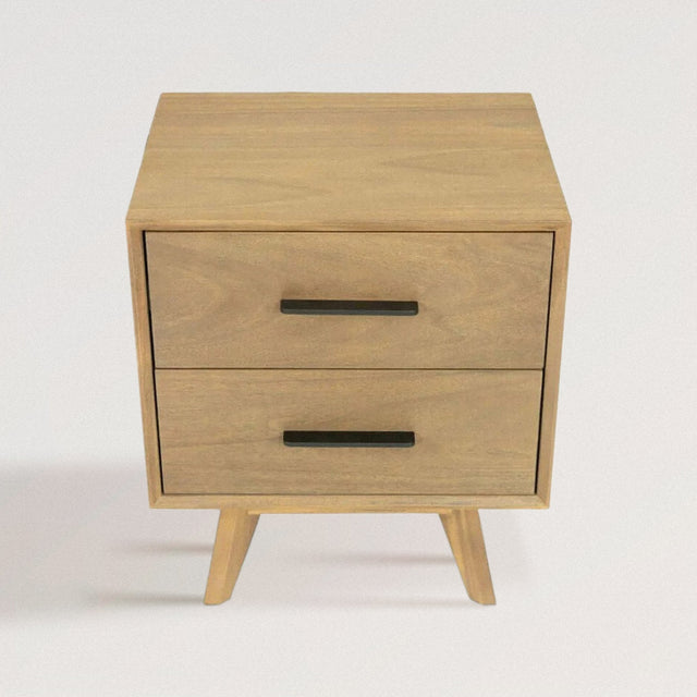 HUDSON Nightstand in Solid Acacia Wood - WOODEN SOUL