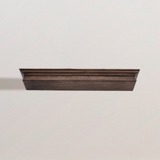 RICHARD Wood Wall Shelf with Crown Moulding (47") - WOODEN SOUL
