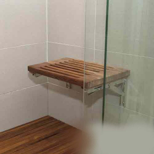 WOODEN SOULIsland Resort Teak Shower Bench (18") Photo 1 - Wooden Soul